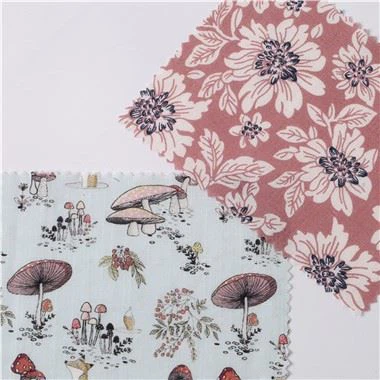 ผ้าฝ้ายผสมพิมพ์ลาย